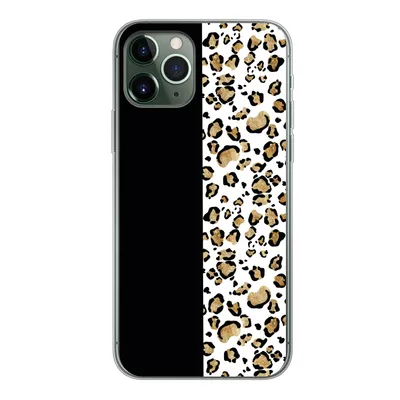 Produktbild von MuchoWow® Handyhülle Schutzhülle Hülle für iPhone 11 Pro Panther Druck - Tiere - Aquarell Silikon Softcase Handy Hülle - Handy