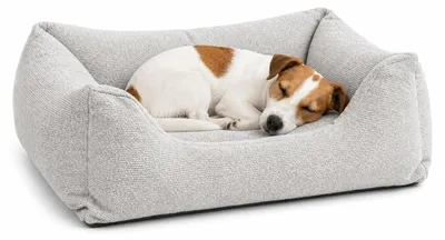 Produktbild von Hundebett - Katzenbett orthopädisch - Baleno Rechteck Hellgrau - 65 x 50 x 20 cm