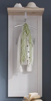 Produktbild von Garderobenpaneel Wandgarderobe Paneel Hängegarderobe Flurmöbel "Barbara I"