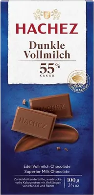 Produktbild von Hachez Schokolade Dunkle Vollmilch 100g