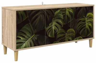 Obrázok produktu pre Skrinka pod televízor ELBURG, 102 x 33 x 50 cm, Imitácia Sonoma