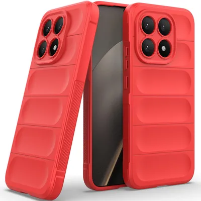 Obrázek produktu pro Pouzdro pro Xiaomi 15T Měkké TPU Silikonové Nárazuvzdorné Ochranné Pouzdro červené