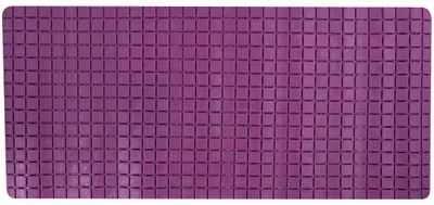 Produktbild von MSV Dusche/Bad rutschfeste Matte Badezimmer - Gummi - lila - 76 x 36cm