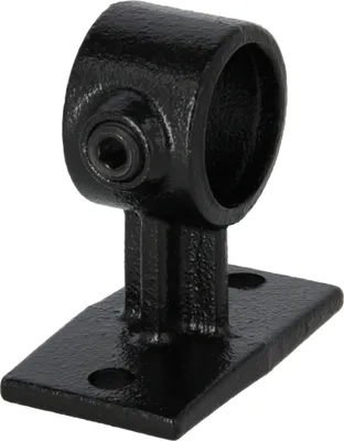 Produktbild von Rohrverbinder Halterung durchgehend schwarz 3/4" (Ø 26,9 mm) AVERDE