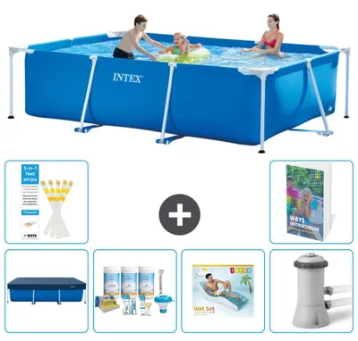 Immagine prodotto di Piscina rettangolare con telaio - 300x200x75 cm - 7 pezzi  S172