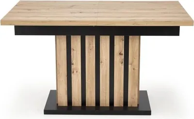 Obrázek produktu pro Skládací stůl LAMELLO 130(180)x80 dub/černý