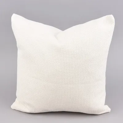 Produktbild von Kissenhülle Dallas Strukturstoff uni weiß 40x40cm