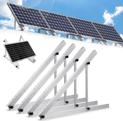 Produktbild von 4 Stück Halterung bis 118cm Solarmodul Befestigung Aufständerung Balkonkraftwerk