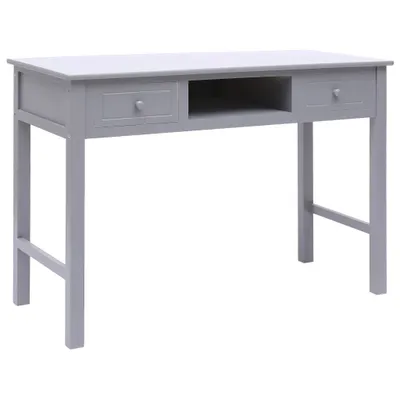 Obrázek produktu pro Psací stůl šedý 110 x 45 x 76 cm dřevo