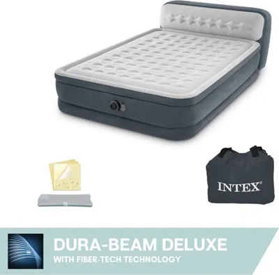 Obrázok produktu pre Matrac na dvojposteľ, 236x152 cm, s pumpou, 2-miestny, DELUXE INTEX 64448ND
