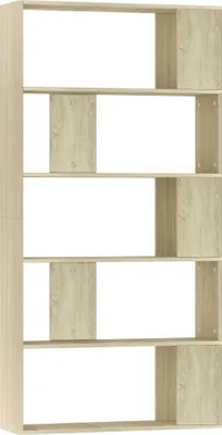 Produktbild von VidaXL 800102, Eiche, 5 Regale, Holz, Holz, 800 mm, 240 mm