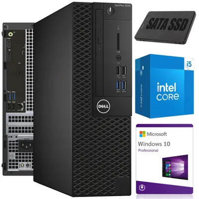 Produktbild von PC Computer Dell 3050 | Intel i5-7500 | 8 GB DDR4 | 256 GB SSD | Win10 | Grade A
