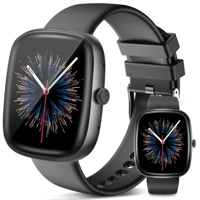 Produktbild von Smartwatch Damen mit Telefonfunktion，1.83" Zoll Touchscreen Fitnessuhr，IP67 Wasserdichte Sportuhr