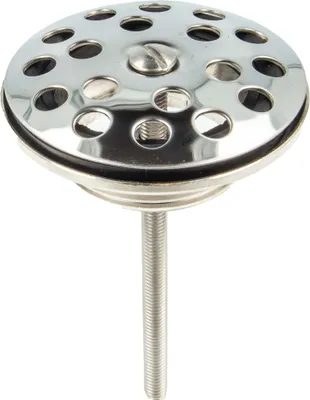 A close-up studio shot of a drain valve.
