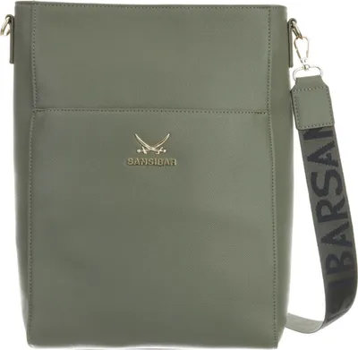 Produktbild von Sansibar Umhängetasche Schultertasche Shopper Bag Olive olivgrün