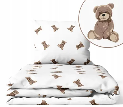 Produktbild von Kinderbettwäsche 100x135 Baumwolle Baby Bettwäsche Set 100x135 + 40x60 Kissenbezug Jungen & Mädchen Kleinkind Bettbezug
