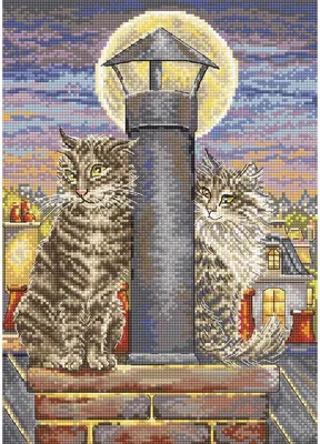 Produktbild von Letistitch Kreuzstich Set "Romantik", Zählmuster, 26x18cm