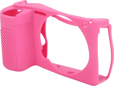 Immagine prodotto di Custodia per fotocamera, adatta per ZVE10 M2 Digital, resistente ai graffi, ultrasottile, custodia protettiva in silicone morbido, cover protettiva, rosa