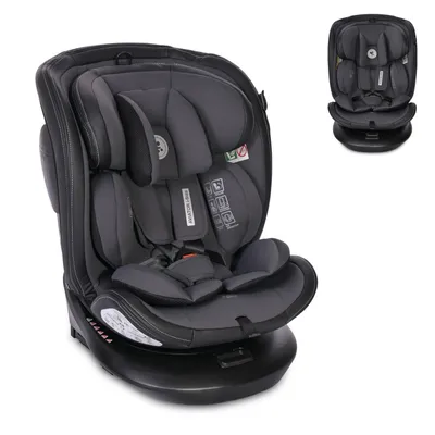 Produktbild von Lorelli Kindersitz i-Size Aviator (40-150cm) 360° drehbar, verstellbar, Isofix grau