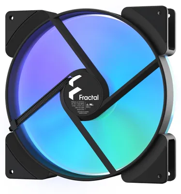 Produktbild von Fractal Design Prisma AL-18 PWM, Ventilator, 18 cm, 300 RPM, 1200 RPM, 249,56 m³/h, Schwarz, Weiß