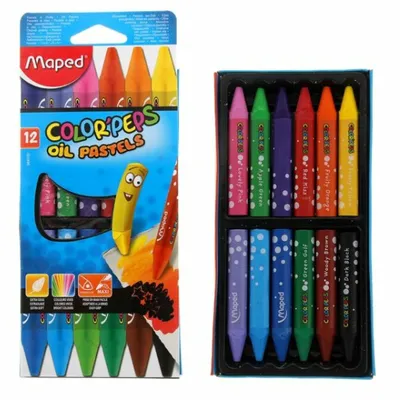 Produktbild von Maped Colour'Peps, 12 Stück(e), Gemischte Farben, Gemischte Farben, Junge/Mädchen, Weich, Karton mit Aufhänger