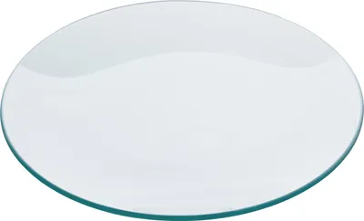 Produktbild von VBS Glasteller rund 25 cm Dekoteller Glasplatte Essteller transparent
