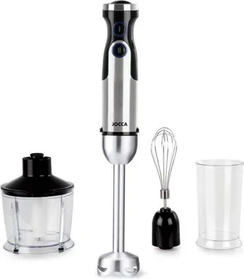 Produktbild von Stabmixer mit Zubehör – 1200 W – Schwarz und Grau