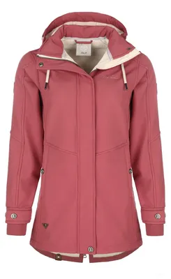 Produktbild von Dry Fashion Damen Softshellmantel Wien - Mantel Himbeersorbet, Größe 36