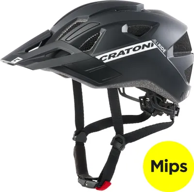 Zdjęcie produktu dla Kask rowerowy Cratoni AllRide MIPS czarny matowy, rozmiar Uni (53-59 cm)