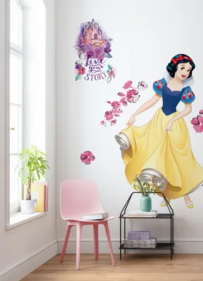 Produktbild von Komar Vlies Fototapete selbstklebend und konturgeschnitten "Snowwhite XXL" - Größe: 127 x 200 cm (Breite x Höhe) - 1 Stück