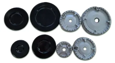 4 Kochplatten + 4 Brenner für Saba-Gasherd, Ersatzteile