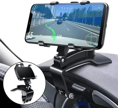 Produktbild von Autohalterung für 7-10,2 Zoll Mobiltelefone, 360° drehbar, 180° neigbar, Armaturenbrett, Sonnenblende, Rückspiegel
