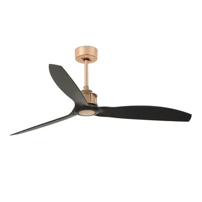 Produktbild von Energiespar Deckenventilator mit Fernbedienung Just Fan Kupfer / Schwarz 128 cm