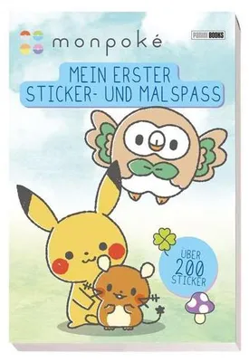 Produktbild von monpoké: Mein erster Sticker- und Malspaß