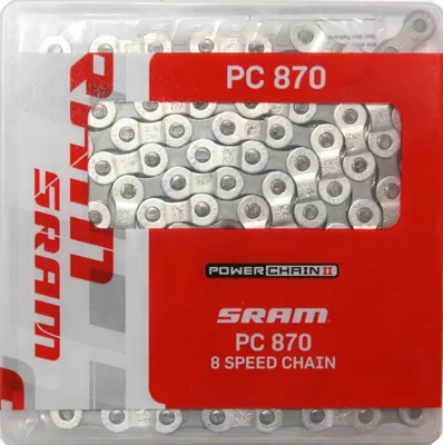 Produktbild von SRAM Kette PC 870 8-fach, inkl. PowerLink, 114 Glieder - 8-fach