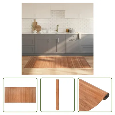 Zdjęcie produktu dla Dywan Living Store prostokątny naturalny 100x200 cm bambusowy