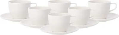 Produktbild von Villeroy & Boch Artesano Original Kaffeetasse mit Untertasse 250 ml 6er Set