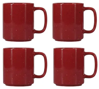 Productafbeelding van ONA Mokken Fika Burgundy 330 ml - 4 stuks
