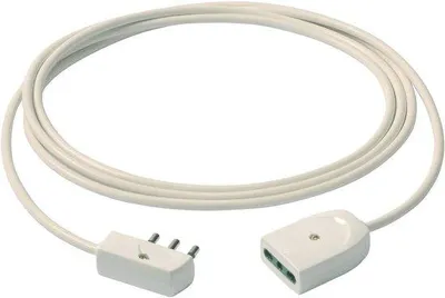Productafbeelding van Verlengkabel 5 meter met platte stekker, 3G1, Veiligheidsstopcontact