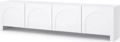 Obrázek produktu pro FURNLUX TV stolek Arco White 204cm / Hlavní barva: bílá / Rozměry: 204 x 51 x 35 cm