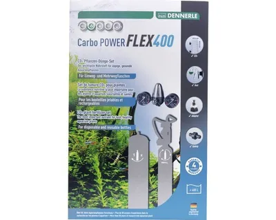 Image de Dennerle Carbo POWER Flex400 - Kit de fertilisation au CO2 pour aquariums jusqu'à 400 litres