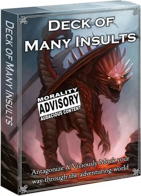 Produktbild von Dungeons & Dragons - Deck of Many Insults