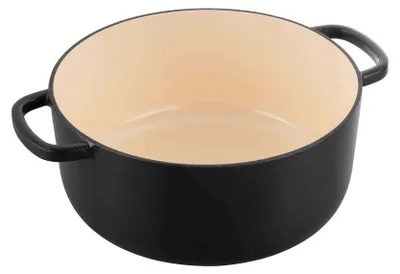 Zdjęcie produktu dla Ballarini - Garnek żeliwny okrągły Bellamonte 22cm/3L Czarny