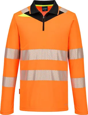 Obrázek produktu pro Dx4 Polo s vysokou viditelností - velikost XL - oranžová/černá - Portwest