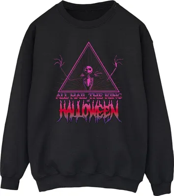 Produktbild von Disney - "The Nightmare Before Christmas Halloween King" Sweatshirt für Herren BI42694 (XL) (Schwarz)
