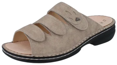 Immagine prodotto di Ciabatte Finn Comfort KOS: tre chiusure in velcro per una tenuta ottimale, plantare rimovibile per solette, suola flessibile per un elevato comfort di camminata