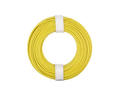 Obrázok produktu pre Donau Elektronik 125-013 Kupferschaltlitze 0,25 mm² / 10 m / gelb