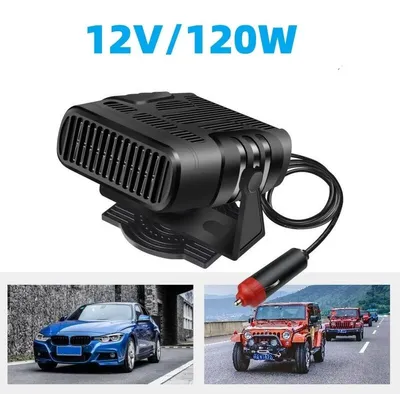 Produktbild von Auto-Heizlüfter 12 V / 24 V, 200 W, tragbarer Scheibenentfroster und Windschutzscheiben-Entnebler - 12 V