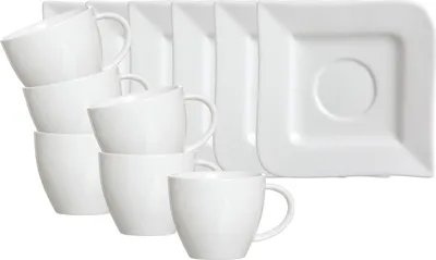 Produktbild von Ritzenhoff & Breker Melodie Kaffeetasse mit Untertasse 190 ml 6er Set