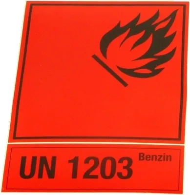 Produktbild von Aufkleber für Benzinkanister: 'Benzin'